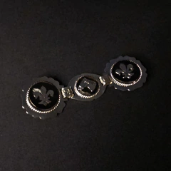 Yunta de alpaca y asta. Modelo Flor de Liz y cabeza de caballo. - comprar online
