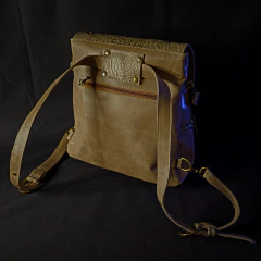 Mochila de dama en cuero original combinado . - (copia) - online store