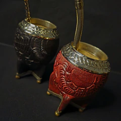 Mate Torpedo línea PREMIER sin bombillón. - Distinguida Tradición | Marroquinería y Platería Criolla | Regalos exclusivos | San Rafael Mendoza