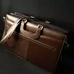 Portafolio de cuero vacuno original - Distinguida Tradición | Marroquinería y Platería Criolla | Regalos exclusivos | San Rafael Mendoza