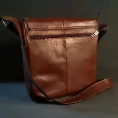 Morral de cuero PREMIER mediano en internet