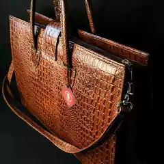 Portafolio de dama cuero original - buy online
