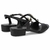 Sandália Fem. Em Couro Pedraria Salto Baixo Usaflex AI270140 - Forway - Roupas e Sapatos, Masculino e Feminino e Mais