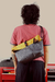 Bolsa Roll Top Vaique - Preto - Forro Amarelo
