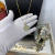KIT CORRENTE 70CM CADEADO (1mm) + PIGENTE REDONDO ESCRITO FE - 2 CM X 2 CM - BANHADO A OURO 18K - loja online