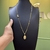 Corrente 60cm Tijolinho 4mm + Pingente Nossa Senhora oval em pedras zircônia - Banhado a Ouro 18K - comprar online