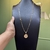 KIT CORRENTE 70CM VENEZIANA 2MM + PINGENTE CAVALO REDONDO + BANHADO A OURO 18K - loja online