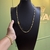 CORRENTE TIJOLINHO ALONGADO (6MM) - BANHADO A OURO 18K - loja online