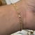PULSEIRA CADEADO FECHO CANHÃO (3MM) - BANHADO A OURO 18K - comprar online