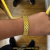 PULSEIRA ESTEIRA FECHO GAVETA (16MM) - BANHADA A OURO 18K - comprar online