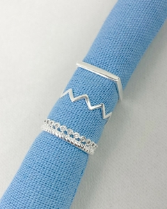 Anel Zig Zag - Lualina Acessórios | Semijoias e Upcycling
