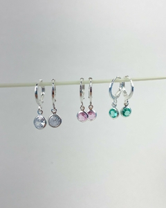Trio de Mini Argolas Coloridas - loja online