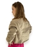Jaqueta Cropped de Sarja - Cáqui - loja online