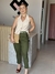 CALÇA SARJA COM CINTO ELIANA
