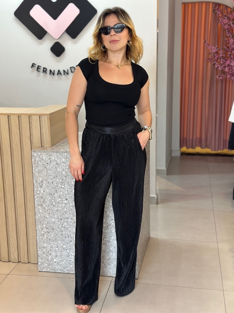 CALÇA PLISSADA VALENTINA - comprar online