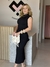 Imagem do VESTIDO GOLA MIDI CANELADO ROMANA