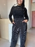 CALÇA PANTALONA PLISSADA RAVENA - MILA STORE FERNANDES