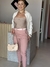 CALÇA SARJA COM CINTO ELIANA - loja online