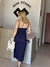 VESTIDO ALÇAS MIDI CANELADO ANA - comprar online