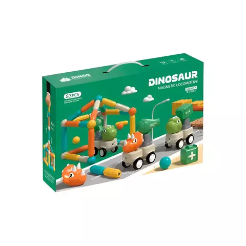 BLOQUES MAGNETICOS DINOS 83 PIEZAS