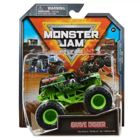 MONSTER JAM VEHICULO 1:64 GRAVE DIGGER