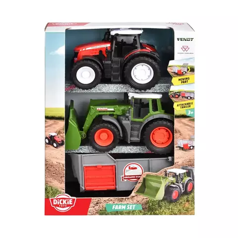 Dickie Toys | Set de Granja Tractor con Remolque y Pala - comprar online