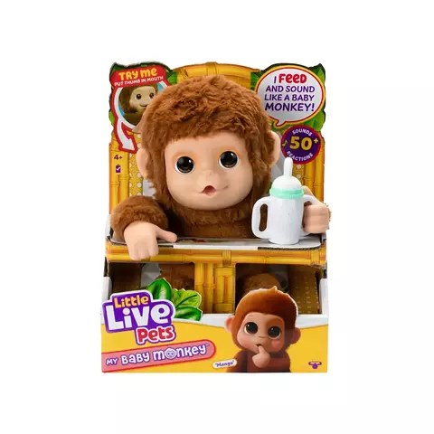 Little Live Pets | Mango Mono Interactivo Baby Monkey - comprar online