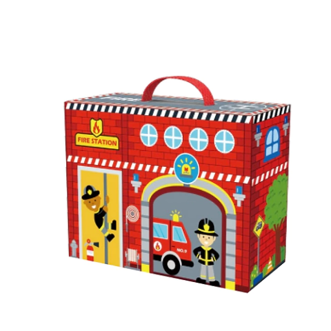 VALIJA BOMBEROS EN MADERA