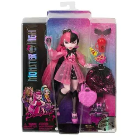 MONSTER HIGH DRACULAURA CON MASCOTA