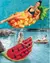 COLCHONETA INFLABLE SANDIA O ANANA - comprar online