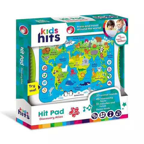 Kids Hits | Tableta Hit Pad Discovery Atlas