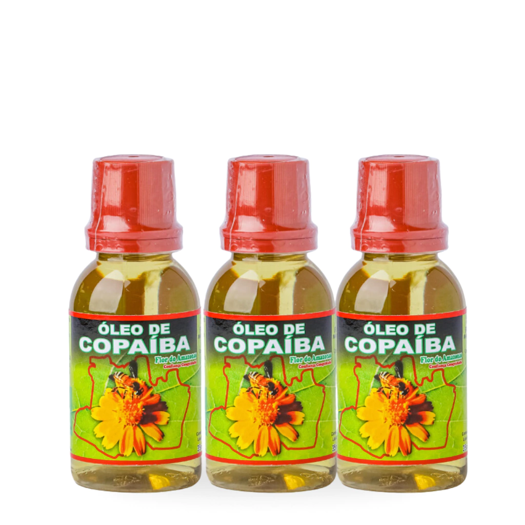 3 UND de Óleo puro de Copaíba - 30ml