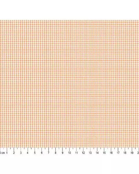 Tecido Fio Tinto Xadrez 1XM cor - 1130 (Laranja) - comprar online