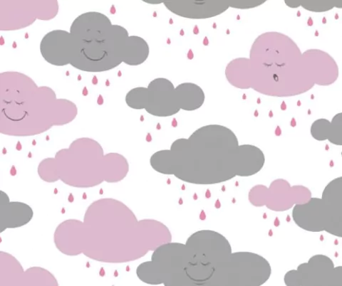 Cloud cor - 03 (Rosa com Cinza)