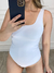 Body Regata Decote Quadrado Mia - Branco