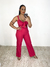 Conjunto Alfaiataria Cropped e Calça Pantalona - Pink