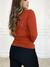 Blusa Segunda Pele Gola Alta - Terra - comprar online