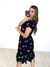 Vestido Curto Decote Canoa Butterfly - Preto - Vierbo - Moda Feminina com Elegância e Estilo