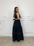 Vestido Midi com Cinto Elis - Preto na internet