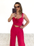 Conjunto Alfaiataria Cropped e Calça Pantalona - Pink na internet