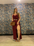 Vestido Midi Babado Lorrany - Marsala - comprar online