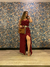 Vestido Midi Babado Lorrany - Marsala na internet