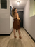 Vestido Curto Cloe - Marrom - Vierbo - Moda Feminina com Elegância e Estilo
