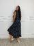 Vestido Midi Envelope - Poá Preto - Vierbo - Moda Feminina com Elegância e Estilo