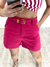 Shorts Alfaiataria com Cinto - Pink