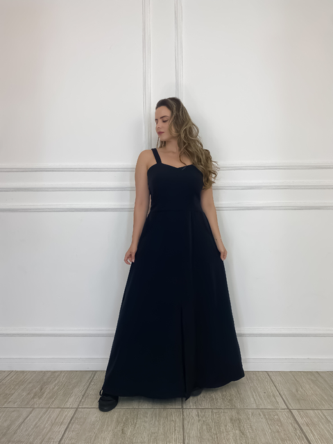 Vestido Midi Bolso e Fenda Diva - comprar online