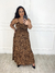 Vestido Longo Butterfly Onça - loja online