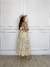 Vestido Midi Chiffon Flores Lorena - Amarelo - Vierbo - Moda Feminina com Elegância e Estilo