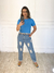 Calça Jeans Mom Rasgada na internet