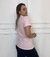 T-shirt Zara Gola Alta - Rosa Bebê na internet